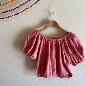 Honeydove Puff Sleeve Top